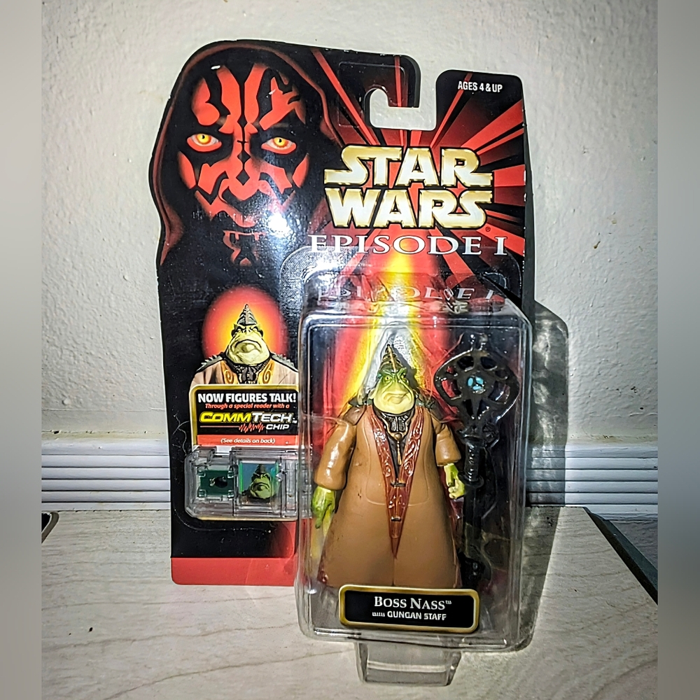 Star Wars Episode I Boss Nass Action Figure 1999 NIB - Rare Collectible